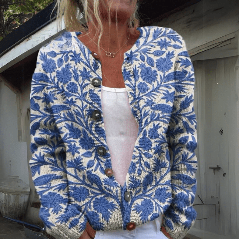 Mia™ - Floral print cardigan