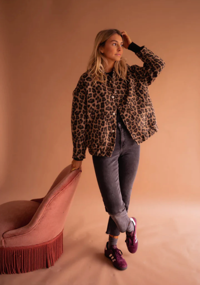 LEONA™ | Leopard Bomberjacket