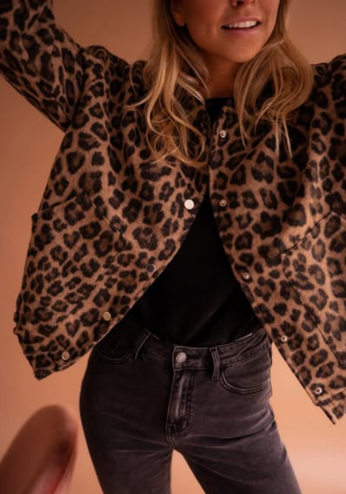 LEONA™ | Leopard Bomberjacket